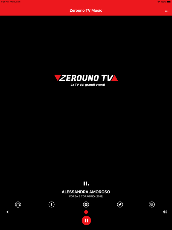 Zerouno TV app screenshot 2
