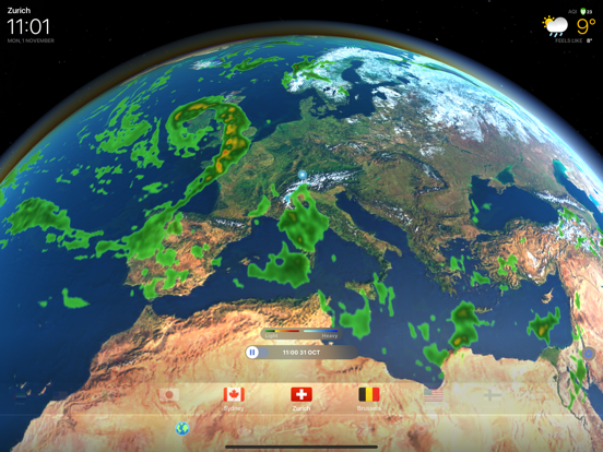 Weer & BuienRadar: Weather Now iPad app afbeelding 8