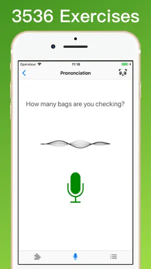 Capture d'écran de Apprendre L’anglais + sur iPhone 3