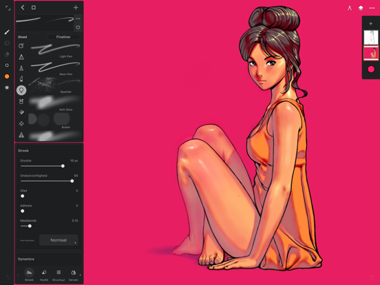 Infinite Painter iPad app afbeelding 1