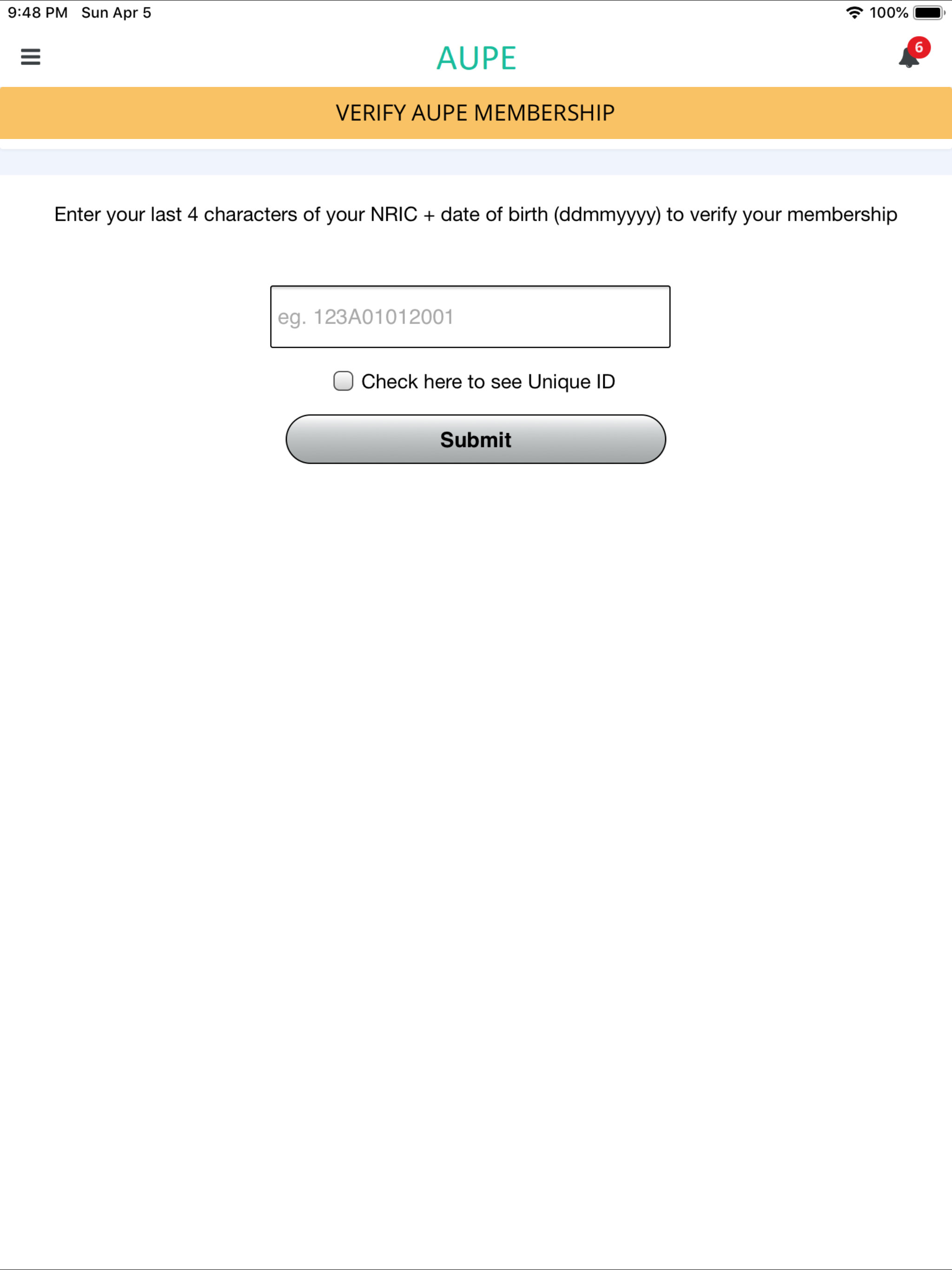 AUPE App
