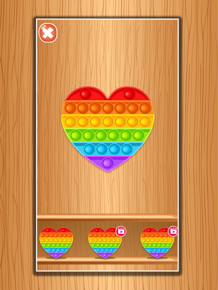 #3. Poppy Popit Mini Relaxing Game (iOS) 由: Ashraf Ali