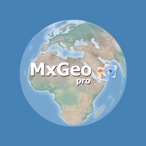 World atlas & map MxGeo Pro