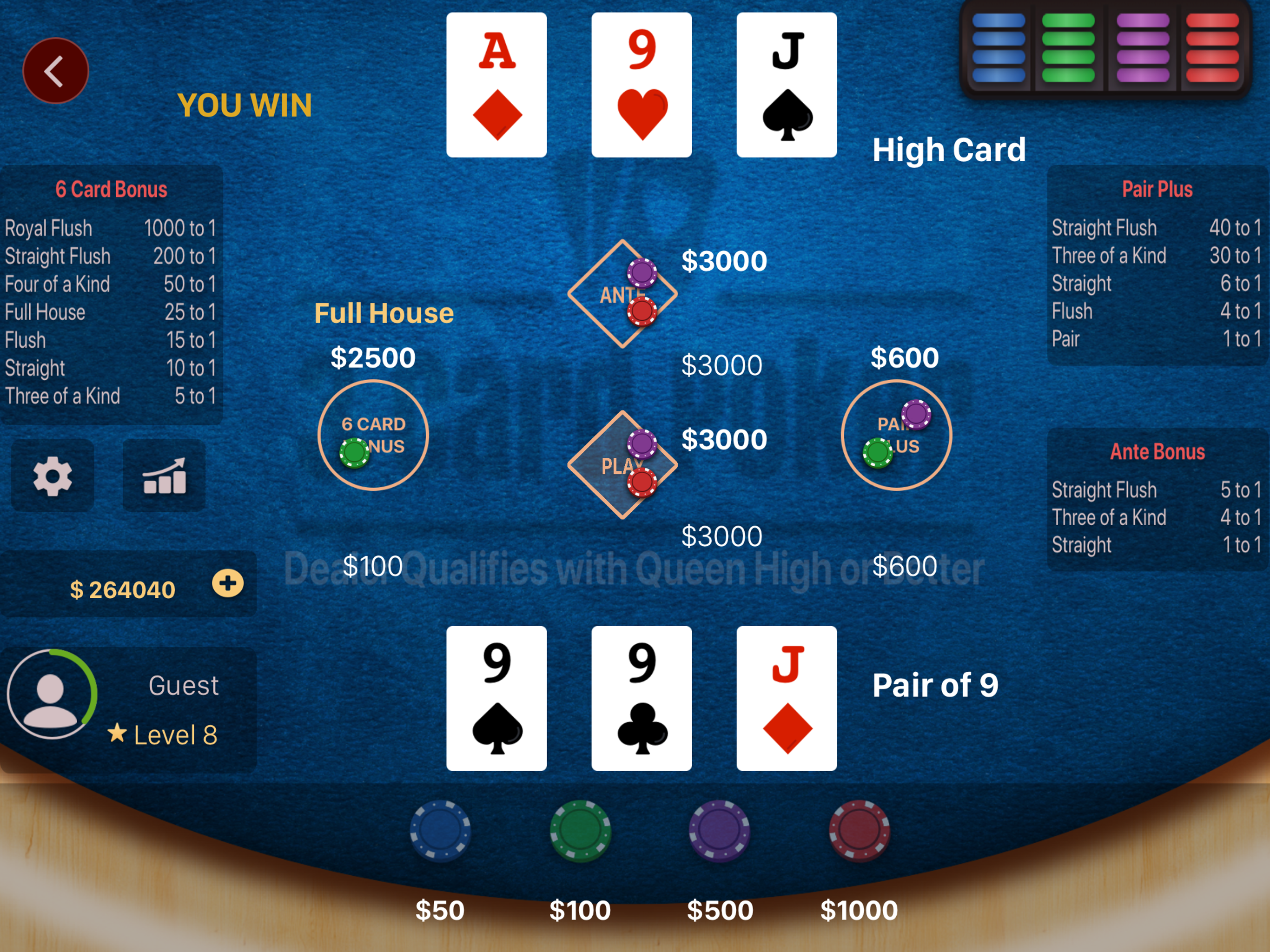 3 Card Poker Casino