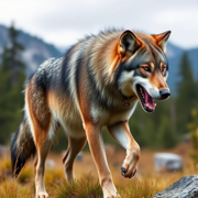 Wilder Wolf-Simulator 3D