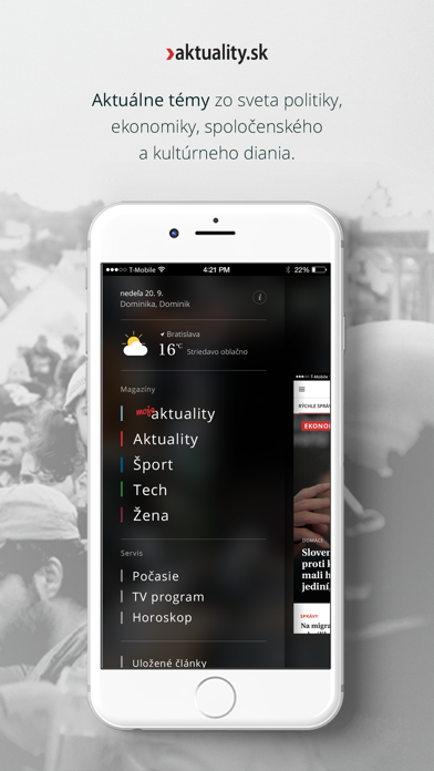 Aktuality.sk app screenshot