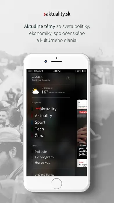 Aktuality.sk App Store screenshot 1