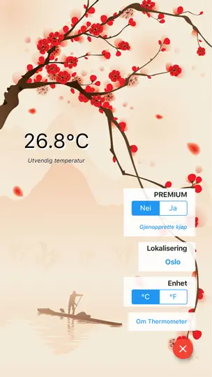 @Thermometer iPhone-skjermbilde 3