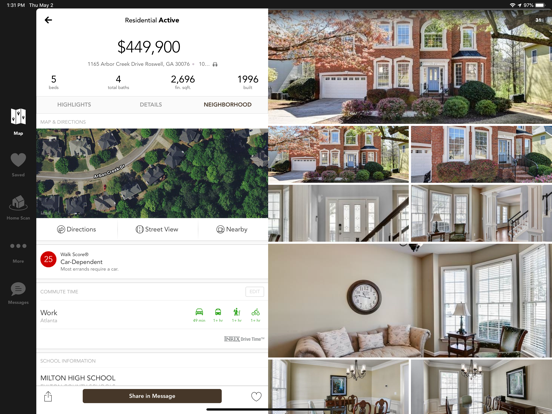 Harry Norman Home Search iPad screenshot 4 - Lifestyle app