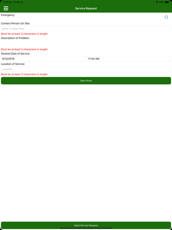Dover Doors iPad screenshot 2 - Utilities app