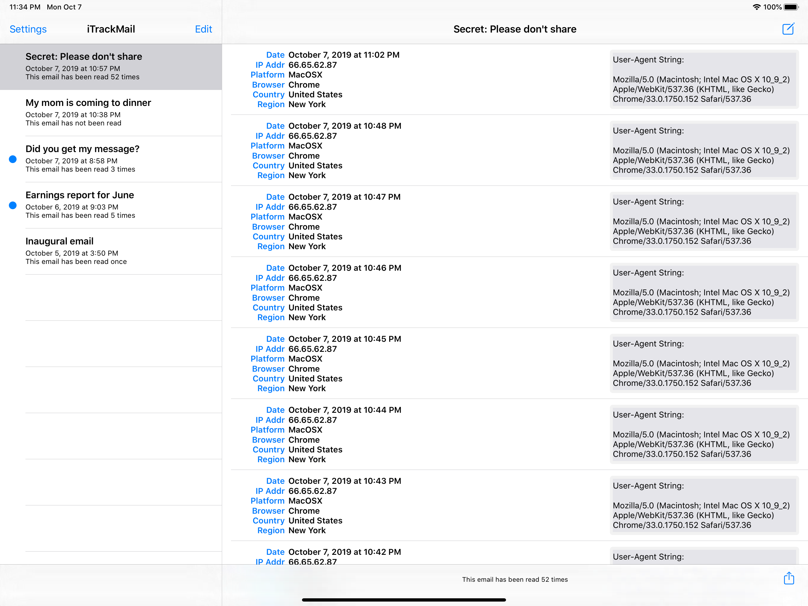 iTrackMail - Email Tracking