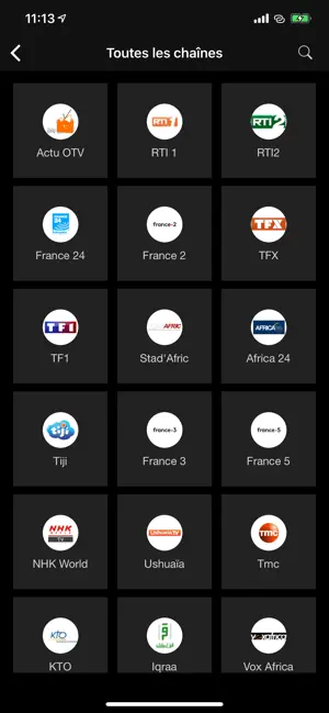 TV d'Orange Côte d'Ivoire screenshot 2