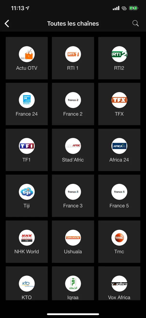 Screenshot #2 pour TV d'Orange Côte d'Ivoire