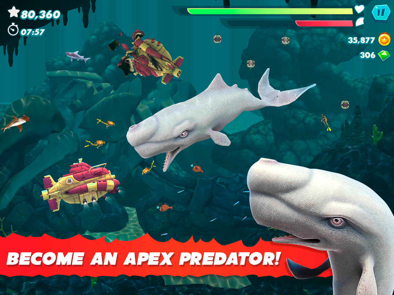 Hungry Shark Evolution screenshot 2