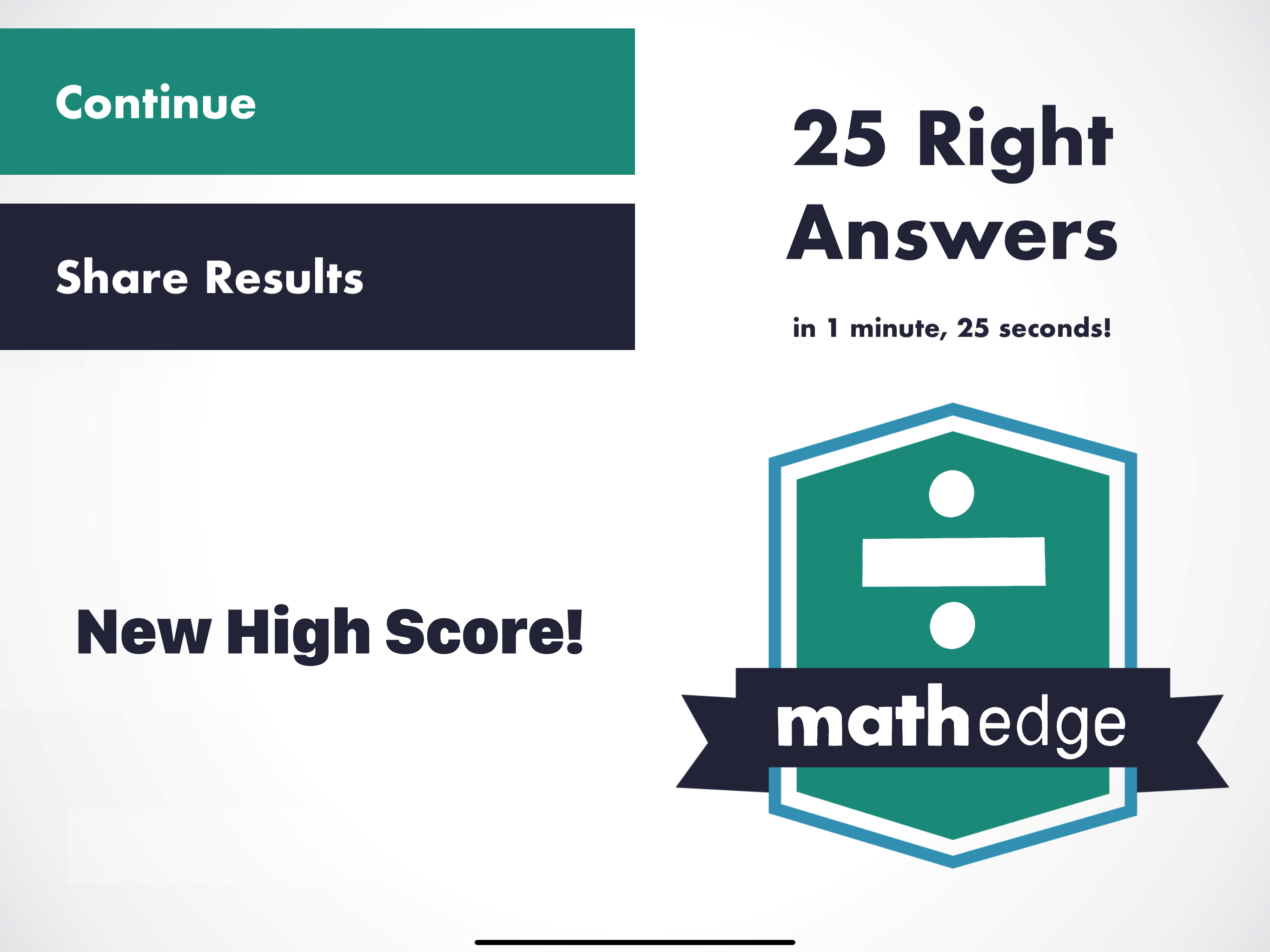 MathEdge Division for Kids screenshot 13