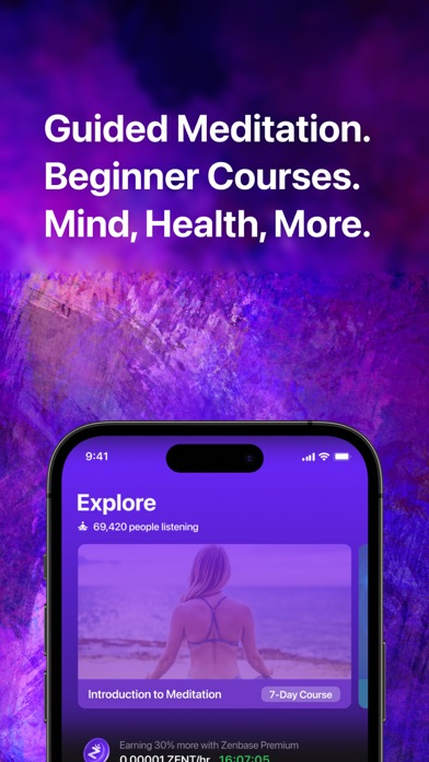 Zenbase: Meditate-To-Earn Screenshot