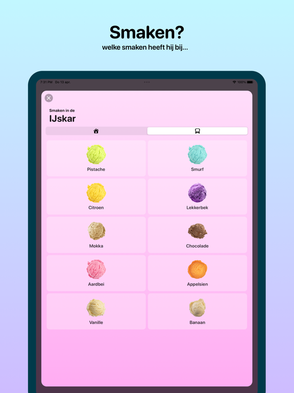 KremeKoerier iPad screenshot