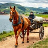 Horse Cart Riding-Horse Games icon