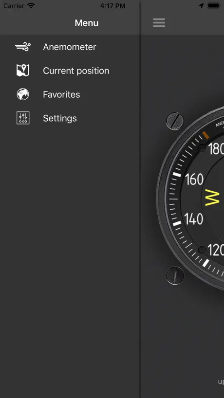 Anemometer: Wind speed