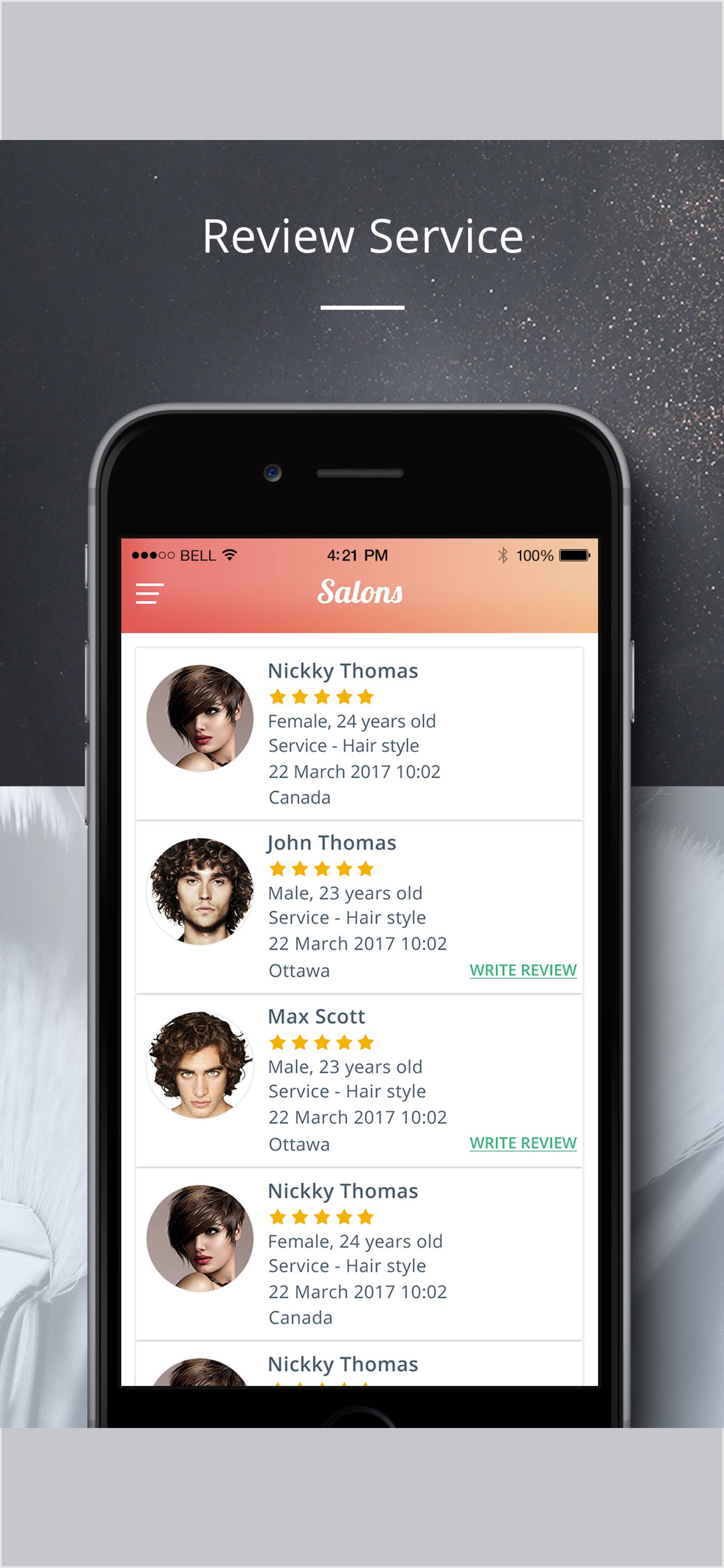 Salons screenshot 9