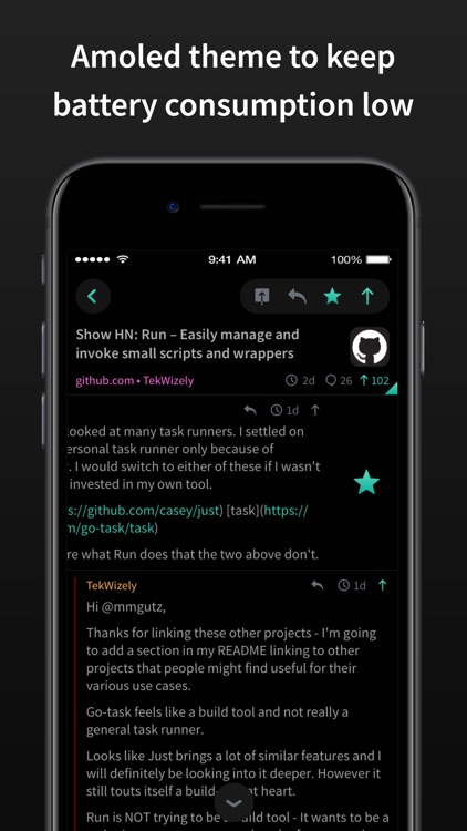 HACK for Hacker News YC Reader screenshot-8