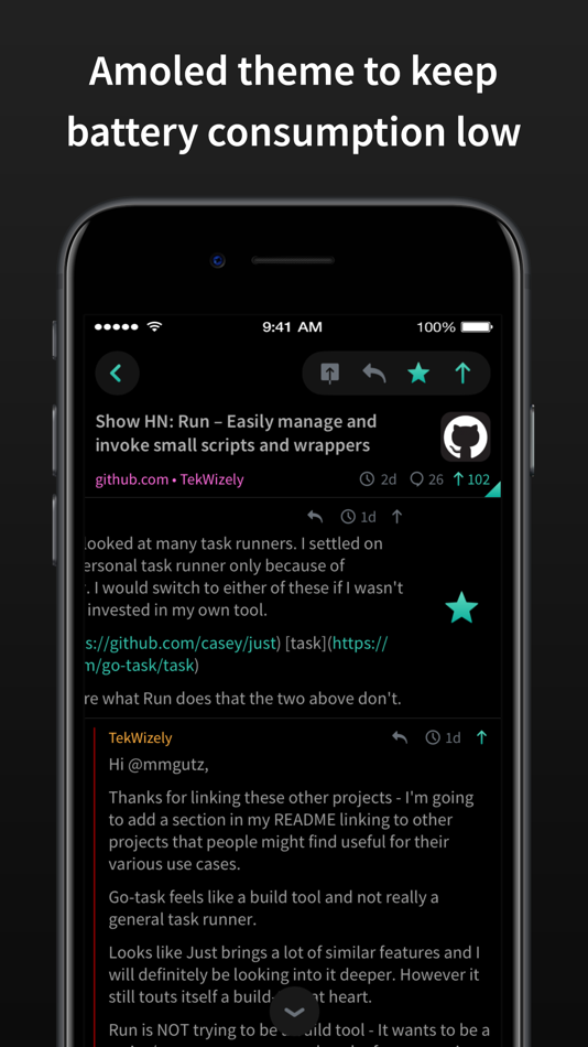 #9. HACK for Hacker News YC Reader (macOS) 由: Pranoy Chowdhury
