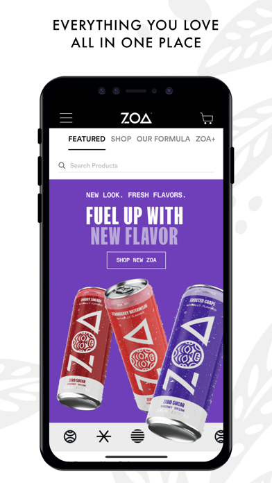 ZOA Energy Screenshot
