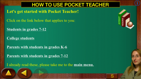 A Pocket Teacher screenshot