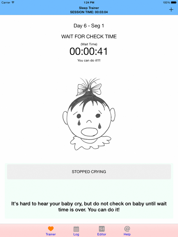 Baby Sleep Trainer iPad screenshot 4 - Health & Fitness app