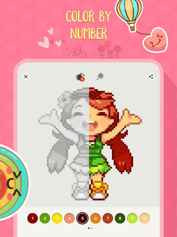 Screenshot #4 pour Pixely - Coloriage Art