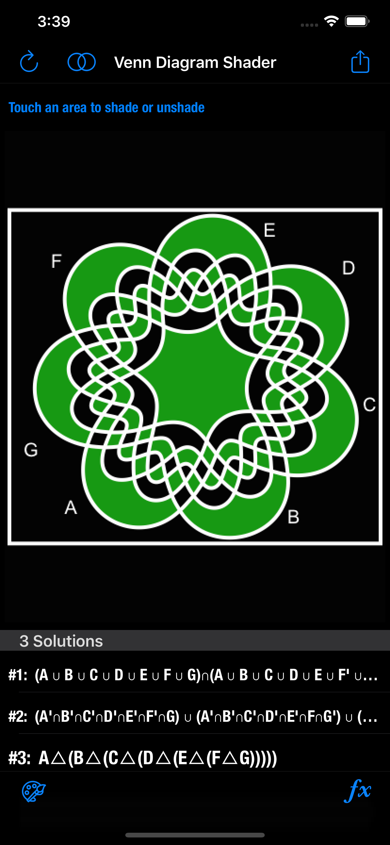 Venn Diagram Shader