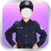 Kids Police Photo Montage icon
