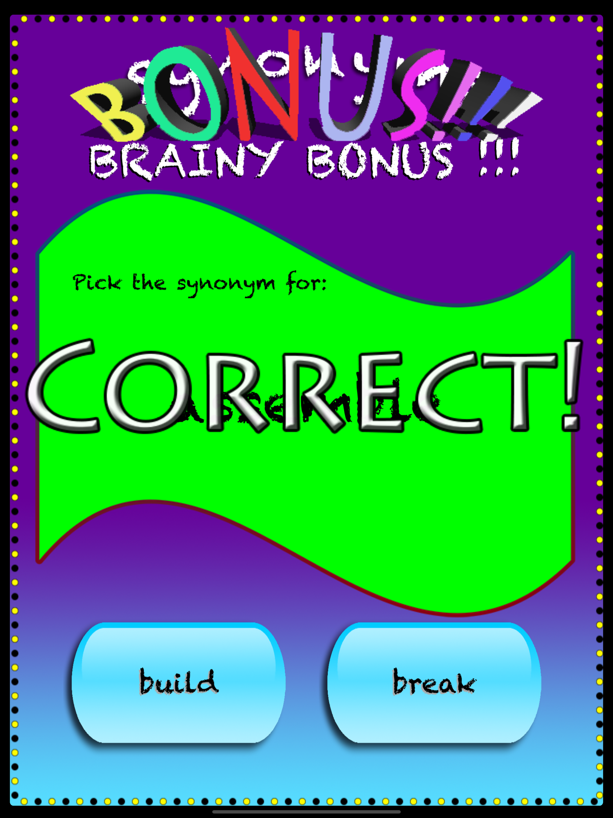 Brainy Skills Synonym Antonym screenshot 10
