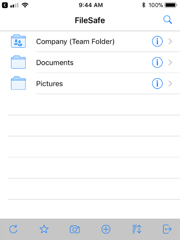 Sklar FileSafe iPad screenshot 1 - Productivity app