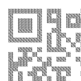 MojiQR: Text QR Generator