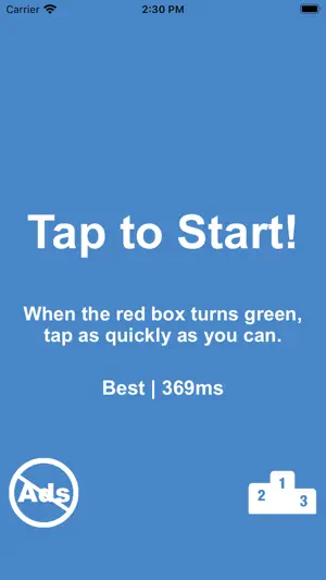Reaction Speed Reflex Trainer screenshot 1
