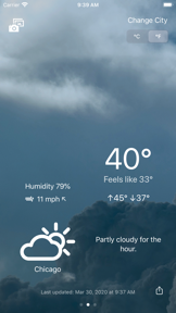 InstantWeather: Local Forecast screenshot