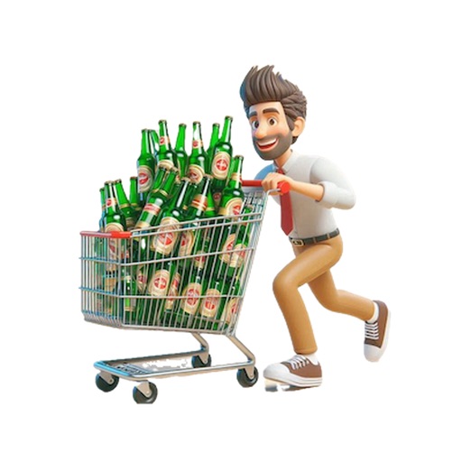 Booze Shopping Stickers