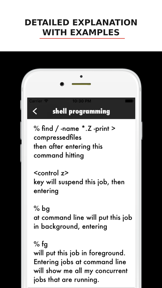 Unix/Linux CLI Commands screenshot