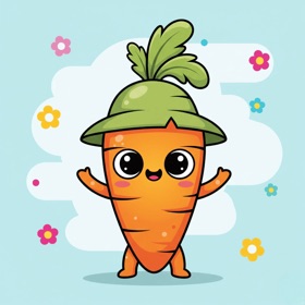 Genius Carrot For 2-5 Age Kids
