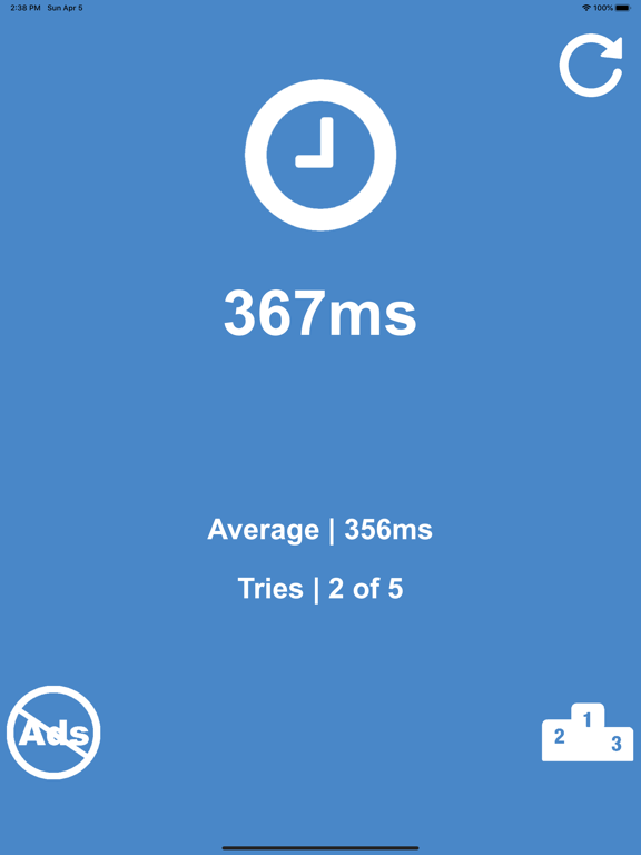 Reaction Speed Reflex Trainer iPad screenshot 4 - Games app