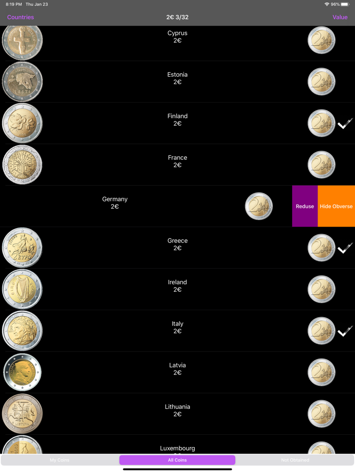 #3. Euro Coins (iOS) By: Aleksandr Kurdiukov