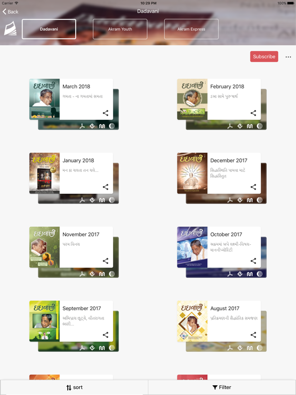 Dada Bhagwan iPad screenshot 4 - Lifestyle app