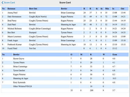 WebCricket screenshot 10