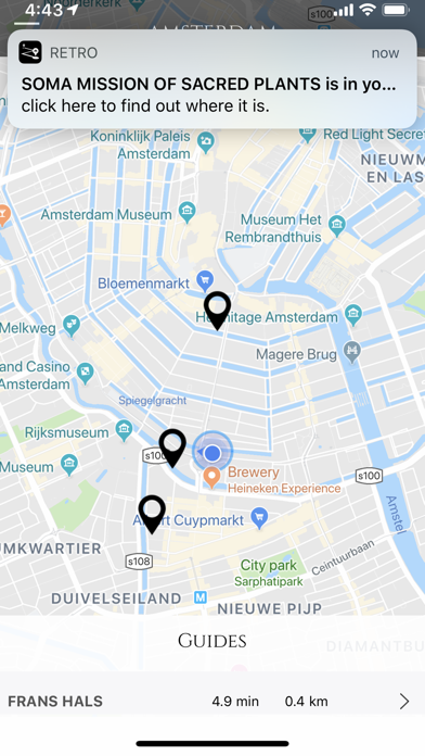 Retro iPhone screenshot 5 - Navigation app