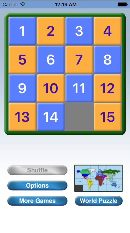 #3. Numbers Puzzle (iOS) Podle: Daniel Rossler