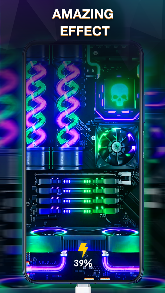 #5. OPixels-Charging Wallpaper (iOS) 由: MISSU LIMITED