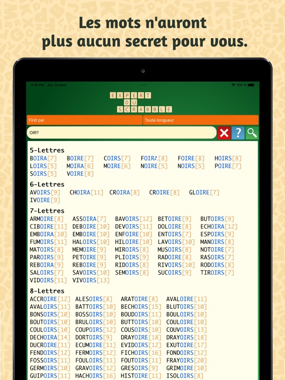 Screenshot #6 pour Expert des mots - dictionnaire