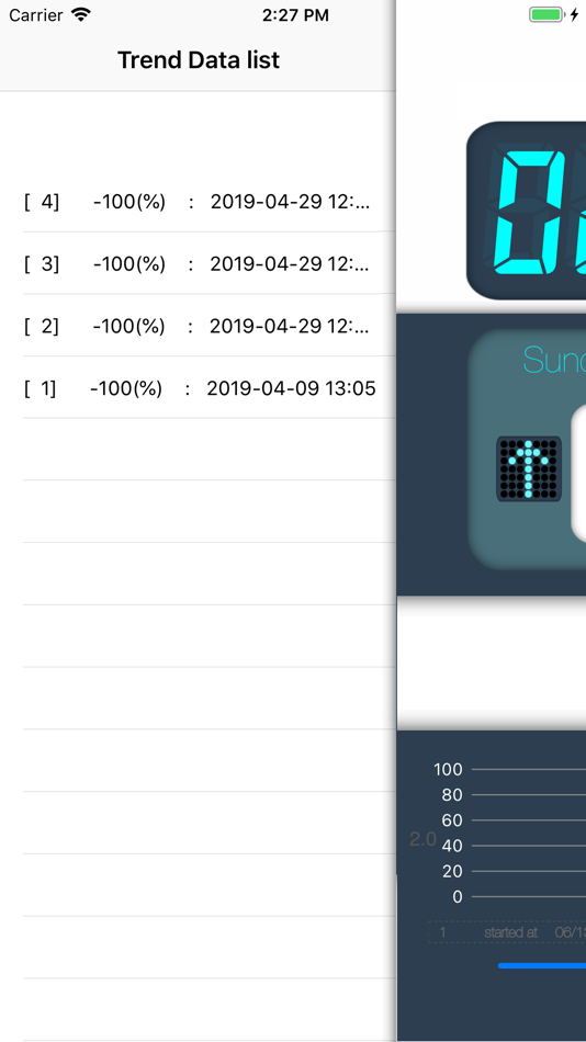 #3. BatteryNow ! Big Digital Clock (iOS) 由: kazuhiko kuroda