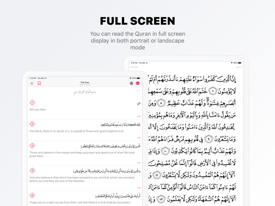 Quran Pro: Muslim & Koran iPad app afbeelding 8